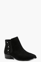 Boohoo Hana Stud Trim Chelsea Boot
