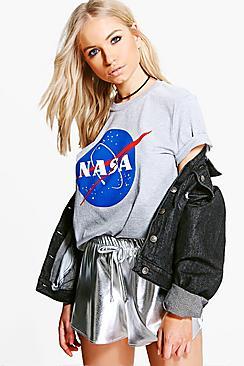 Boohoo Emma Nasa Licence T-shirt