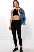 Boohoo Rayah Super Stretch Leggings Black