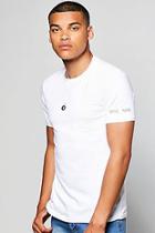 Boohoo T-shirt With Printed Man Sleeve