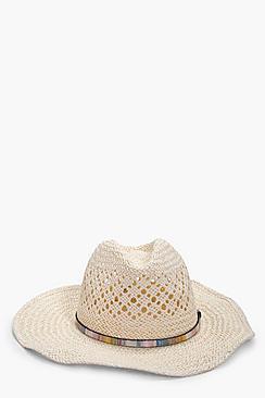 Boohoo Emma Stetson Straw Hat