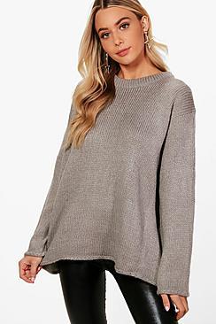 Boohoo Olivia Wide Sleeve Oversized Jumper