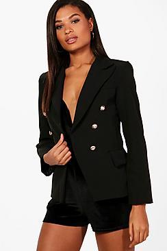 Boohoo Emmy Double Breasted Blazer