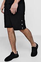 Boohoo Jersey Popper Basketball Shorts Co-ord