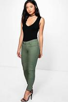 Boohoo Petite Annie Biker Jean
