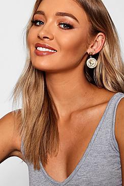 Boohoo Coin Sovereign Earrings