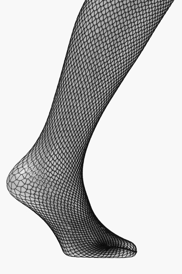 Boohoo Hannah Honeycomb Fishnet Tights Black