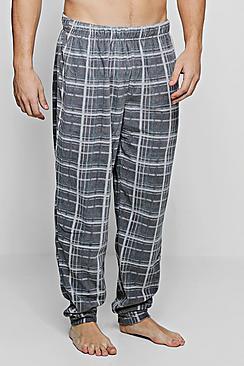Boohoo Yarn Dye Check Lounge Pants