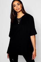 Boohoo Basic V Neck Supersize T-shirt