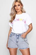 Boohoo Plus Lucy L'amour T Shirt