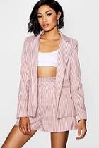 Boohoo Stripe Blazer