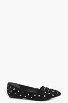 Boohoo Lucia Stud Detail Slipper Ballet