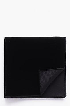 Boohoo Velvet Pocket Square