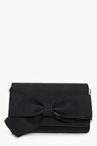 Boohoo Bow Front Clutch Bag