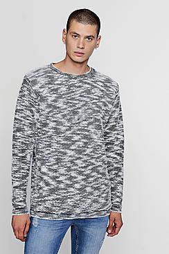 Boohoo Boucle Mixed Yarn Oversized Jumper