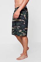 Boohoo Camo Lounge Short With Man Waistband