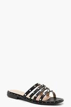 Boohoo Stud Multi Strap Slider