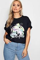 Boohoo Plus Laura 'forever' My Little Pony T Shirt