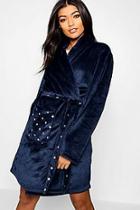 Boohoo Shine Bright Foil Gown