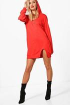 Boohoo Erin Chain Detail Sweat Dress