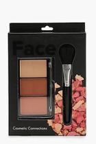 Boohoo Contour Palette With Brush