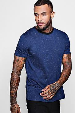 Boohoo Contrast Neck Nepp T-shirt