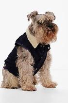 Boohoo Buddy Borg Collar Cord Dog Jacket