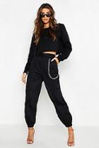 Boohoo Chain Trim Pocket Cargo Trousers