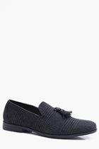 Boohoo Checked Tassel Loafer