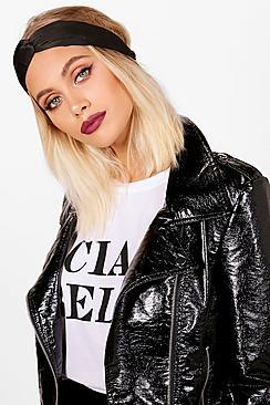 Boohoo Holly Satin Turban Headband