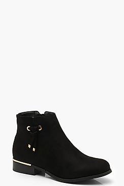 Boohoo Tassel Trim Chelsea Boots