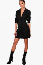 Boohoo Jordanne Longline Blazer Dress