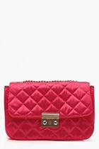 Boohoo Jen Quilted Chain Strap Cross Body Bag