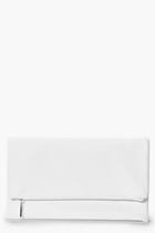 Boohoo Daisy Fold Over Clutch Bag