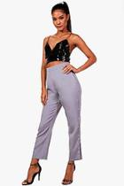 Boohoo Woven Pearl Detail Trousers