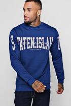 Boohoo Staten Island Sweatshirt