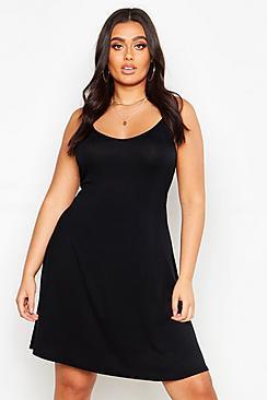 Boohoo Plus Basic Swing Dress