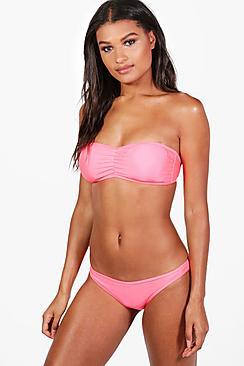 Boohoo Lanzarote Bndeau Bikini Set