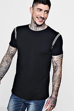 Boohoo Crew Neck T-shirt With Insert Rib Co-ord
