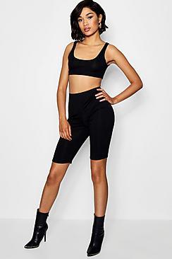 Boohoo Tall Katie Jersey Basic Cycling Shorts