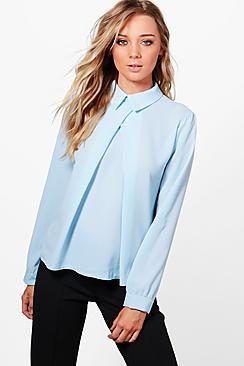 Boohoo Alexandra Chiffon Blouse