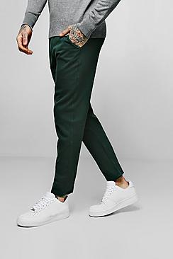 Boohoo Drawcord Waist Slim Fit Chino Trouser