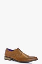 Boohoo Smart Shoes With Perforation Detail Brown