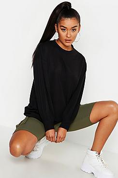Boohoo Volume Sleeve Long Sleeve T Shirt