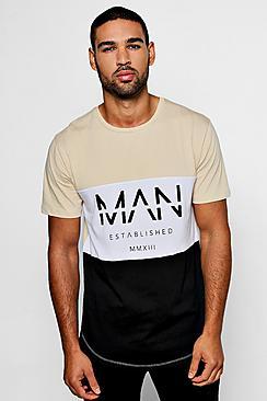 Boohoo Colour Block Man T-shirt