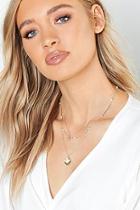 Boohoo Star & Shell Layered Necklace