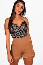 Boohoo Frill Hem Short
