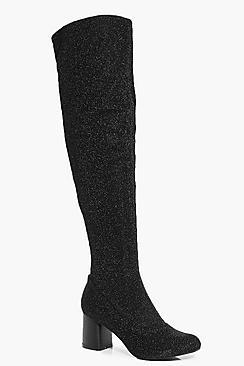 Boohoo Lois Shimmer Over The Knee