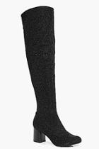 Boohoo Lois Shimmer Over The Knee