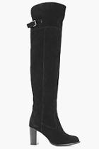 Boohoo Eve Boutique Suede Over The Knee Boot